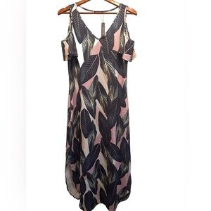 NWT Women’s Floral Print Casual Loose Sundress Size M